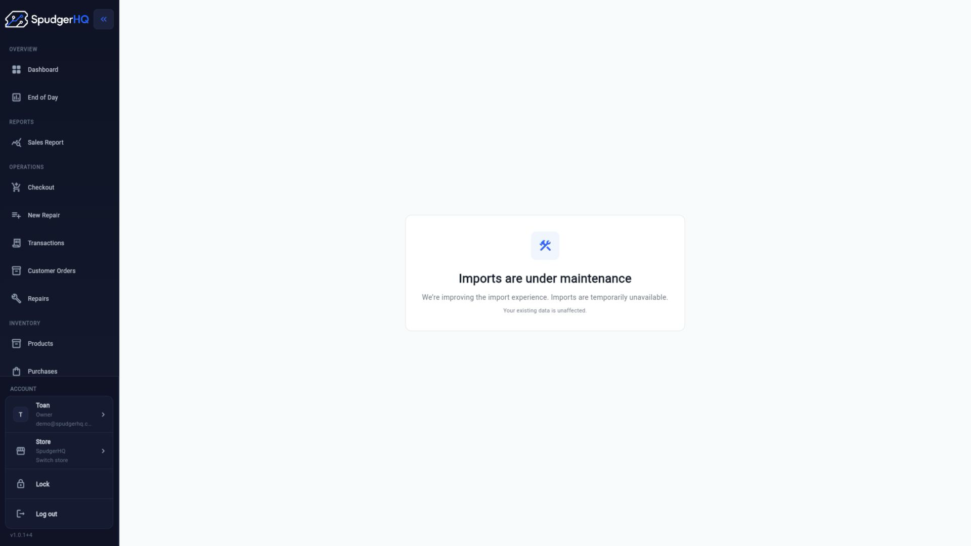 SpudgerHQ import workspace
